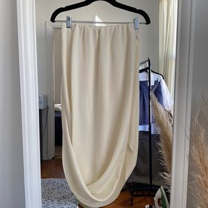 Drape effect midi skirt by COS